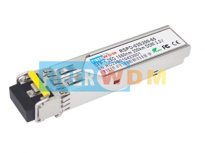 1.25G 1550nm 200KM DDM SFP 光模塊