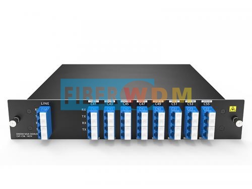 16路 雙纖雙向 C41-C56 DWDM 波分復(fù)用設(shè)備 （4聯(lián)LC適配器）
