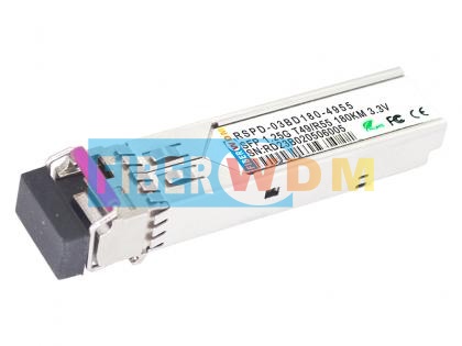 China SFP 1.25G TX 1490 RX 1550 CWDM 180KM DDM  光模塊