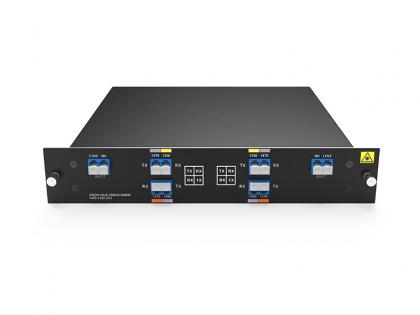 Single Fiber 2CH 4waves1470-1530nm CWDM OADM, WEST AND EAST, LC/UPC, FMU Plug-in Module, and 2 Slots 1U Rack